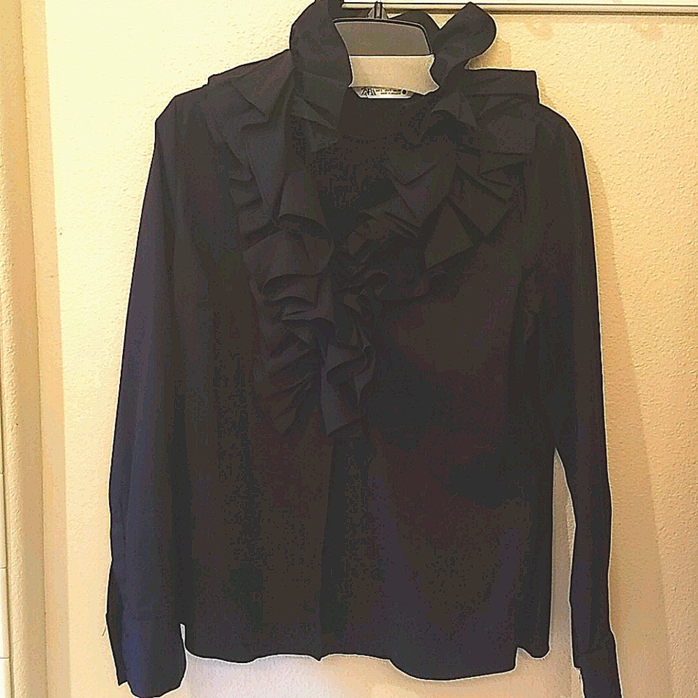 Zara Ruffle Blouse